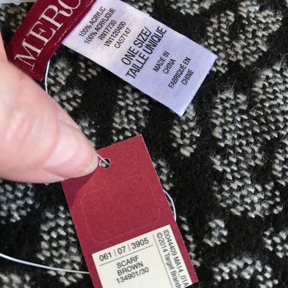 Merona Large Oversized Animal Print Leopard Scarf Wrap NWT - Picture 12 of 15